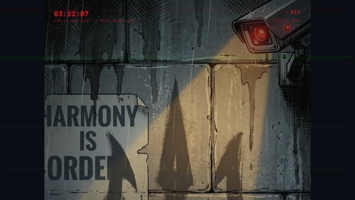 Trident on the Wall — Sector 7 Graffiti