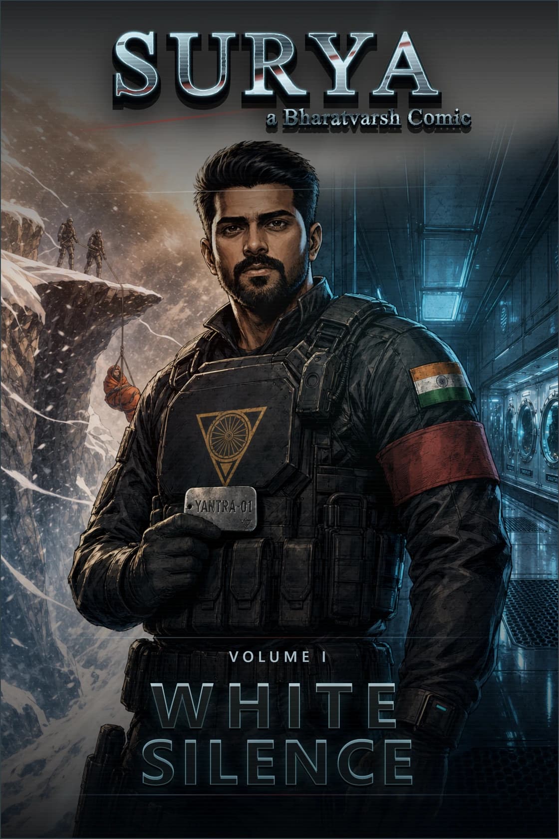 Surya Volume 1: White Silence front cover.